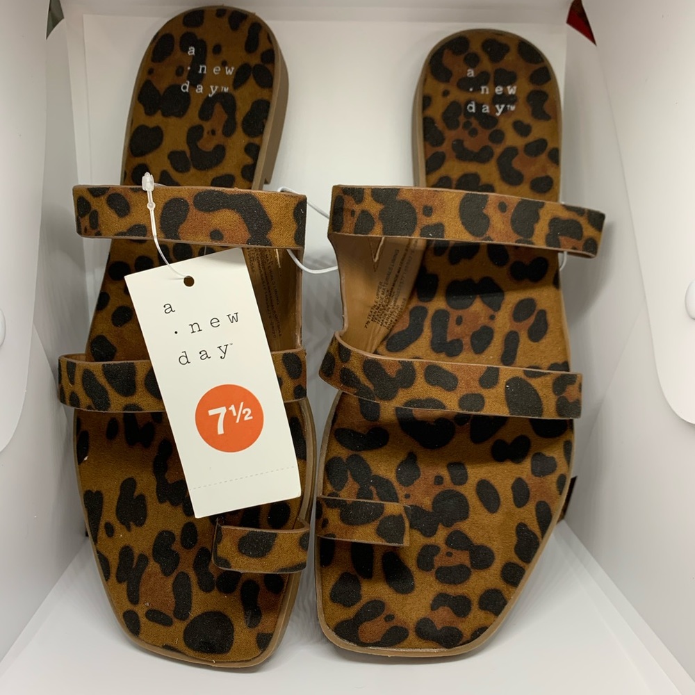 Leopard Sandals